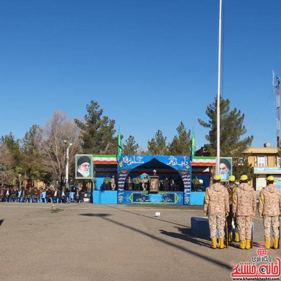 صبحگاه مشترک نیروهای مسلح رفسنجان-خانه خشتی (۳)