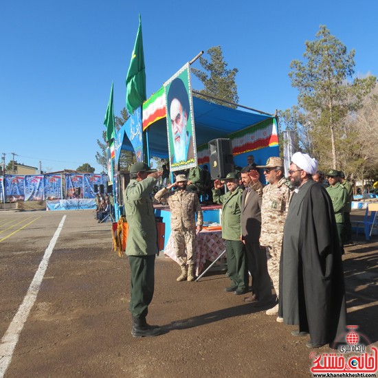 صبحگاه مشترک نیروهای مسلح رفسنجان-خانه خشتی (۱۲)