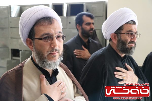 امام جمعه و رئیس دادگستری در مسجد امام رفسنجان