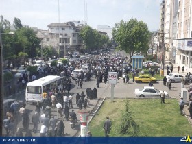 تصاویر استقبال سفارشی از احمدی نژاد در رشت