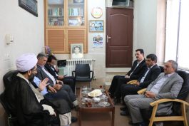 دیدار فرماندار رفسنجان با نماینده ولی فقیه به مناسبت هفته دولت / عکس