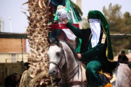 تعزیه و عزاداری روز عاشورای حسینی در قاسم‌آباد رفسنجان